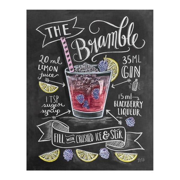Plakat
  Lily & Val Bramble Cocktail