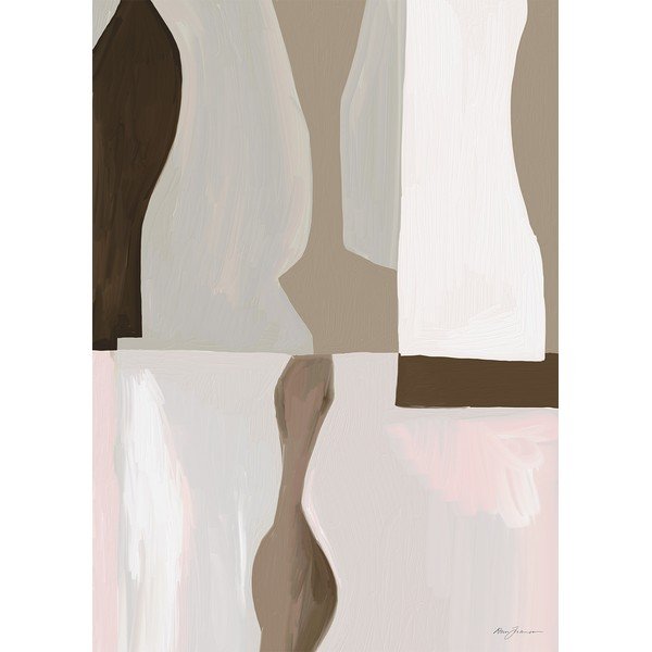 Plakat 50x70 cm Pastels en Forme – Anna Johansson – The Poster Club