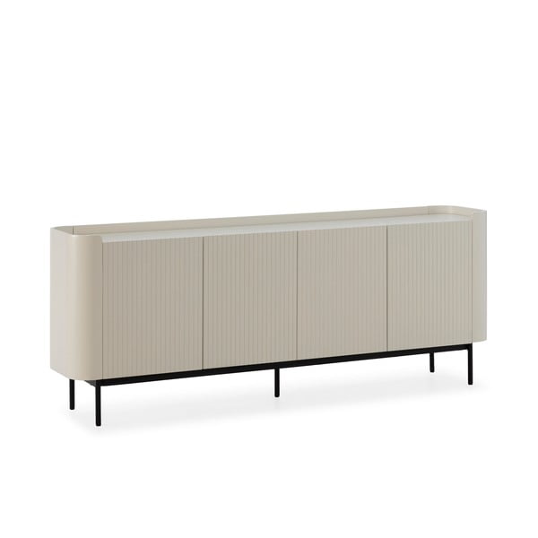 Kremowa komoda 200x80x40 cm Willa – MOME-image-3