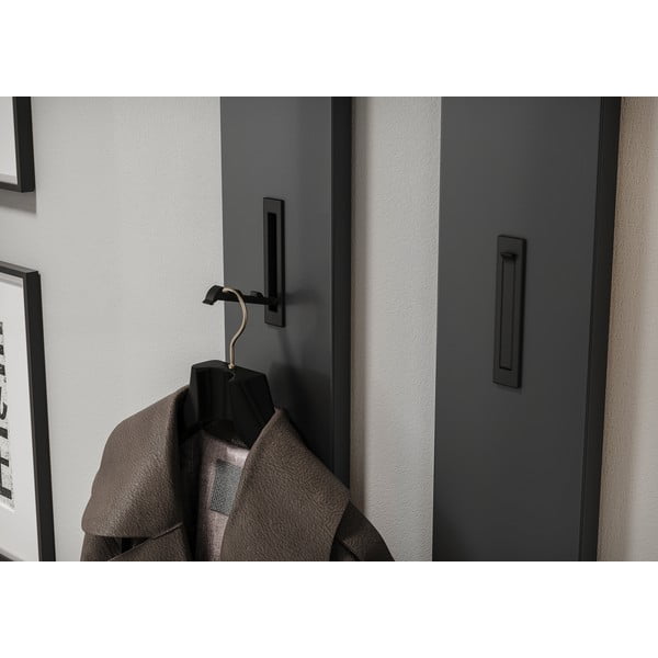 Antracytowy zestaw do przedpokoju Ameca – Germania-image-4