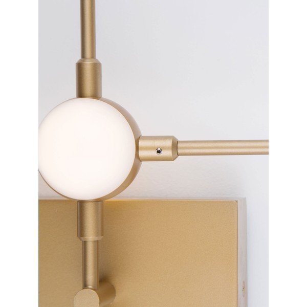 Metalowy kinkiet LED w kolorze złota Atomo – Nova Luce-image-3