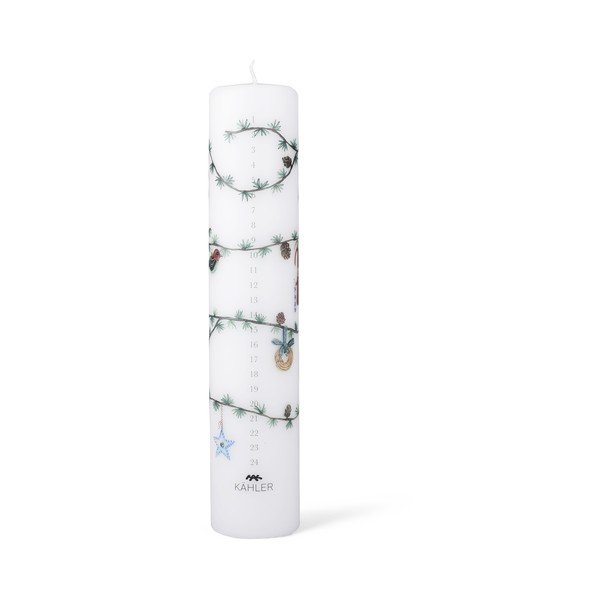 Świeca ze świątecznym motywem Hammershøi Christmas – Kähler Design