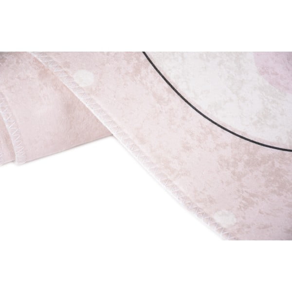 Jasnoróżowy dywan dziecięcy 120x180 cm Princess Panda – Vitaus-image-2