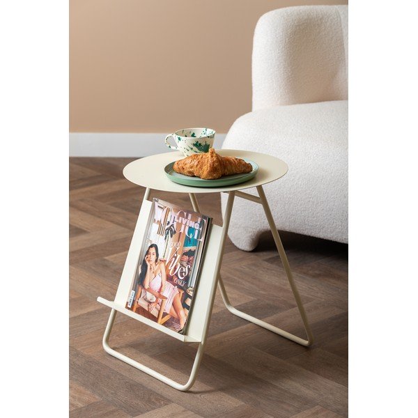 Metalowy okrągły stolik ø 40 cm Esencia – Leitmotiv-image-1