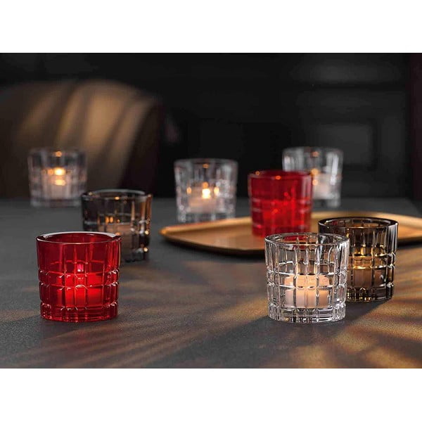 Świecznik ze szkła kryształowego Nachtmann Square Votive-image-1