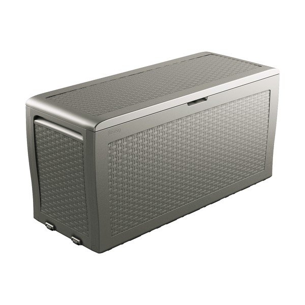 Jasnobrązowa plastikowa skrzynia ogrodowa Samoa – Keter-image-2