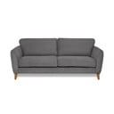 Ciemnoszara sztruksowa sofa 206 cm Paris – Scandic