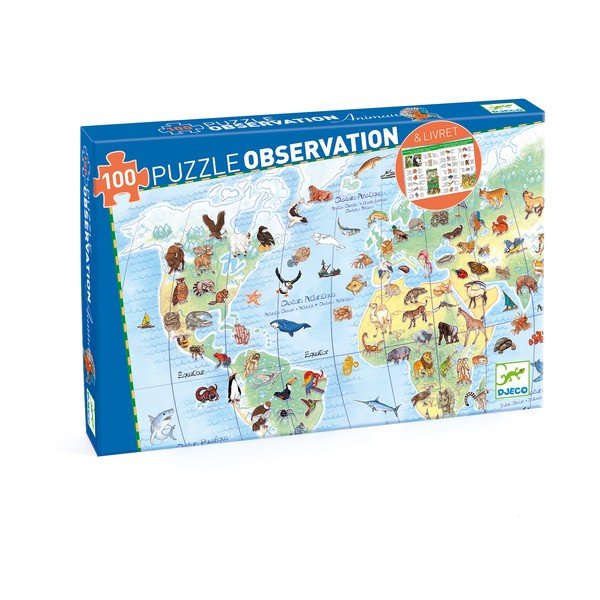 Puzzle World's animals – Djeco
