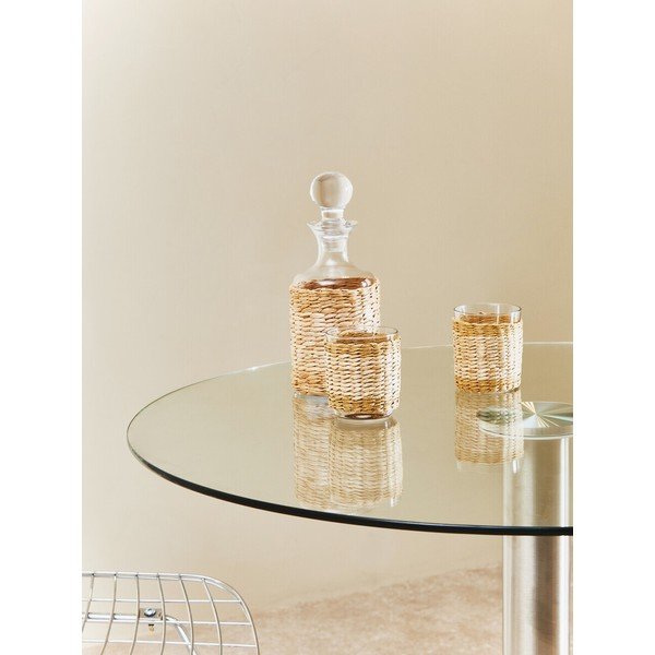 Okrągły stół ze szklanym blatem ø 90 cm Metropolitan – Premier Housewares-image-3