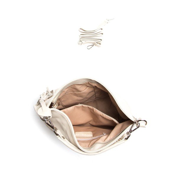 Skórzana torebka Isabella Rhea 1152 Beige-image-3