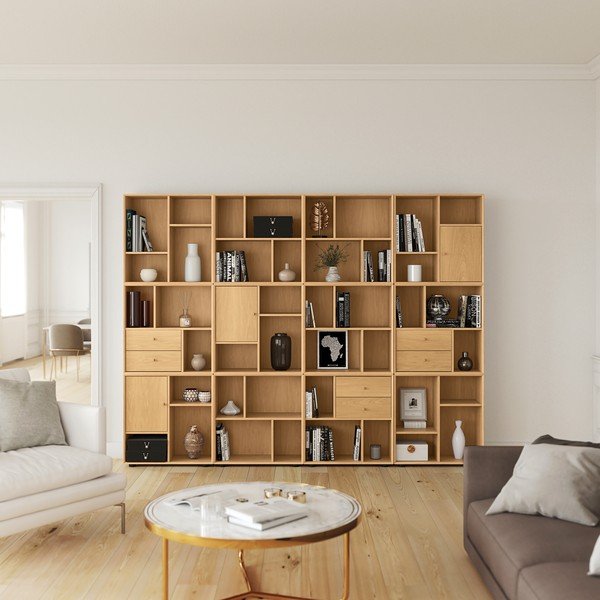 Modułowy system półek w dekorze dębu 70x70 cm Z  – Tenzo-image-1