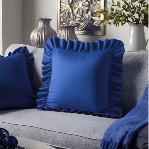 Poszewka na poduszkę z mieszanki bawełny 40x40 cm Ruffled – Mila Home-image-1