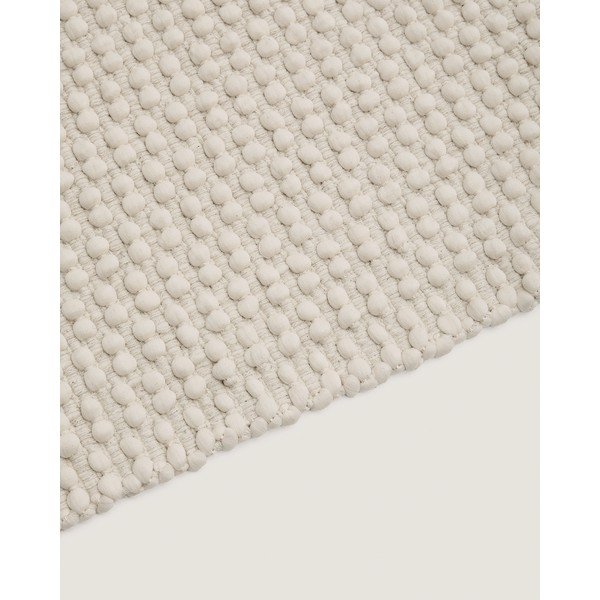 Kremowy chodnik z mieszanki bawełny tkany ręcznie 70x140 cm Mascarell – Kave Home-image-3