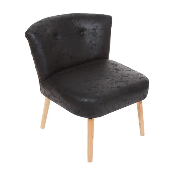 Czarne krzesło z nogami z drewna jesionu Santiago Pons Antique Black