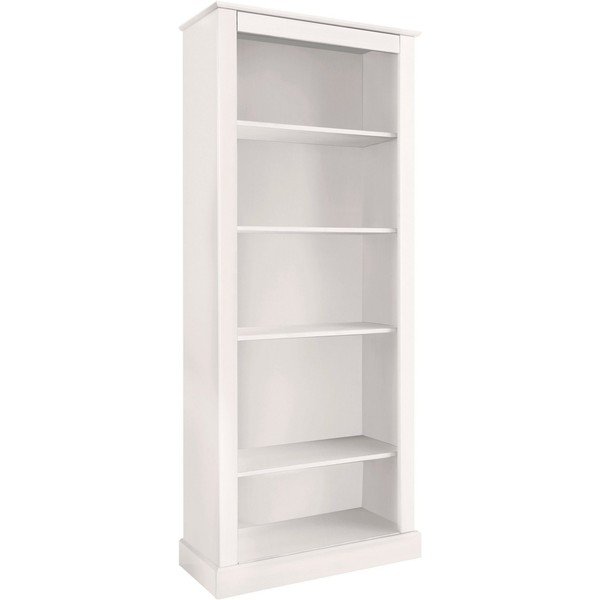 Biały regał z litego drewna sosnowego 181x31 cm Mille – Støraa-image-2