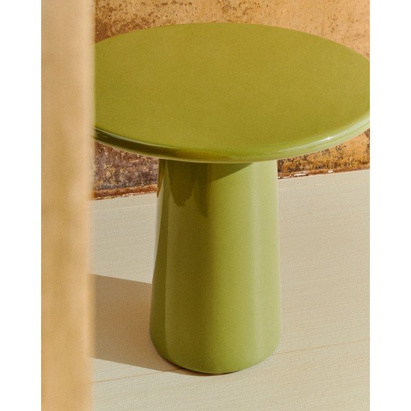 Okrągły stolik ogrodowy betonowy ø 65 cm Albanella – Kave Home-image-3