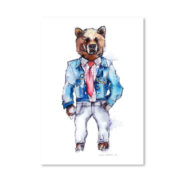 Plakat Mac the Bear, 30x42 cm