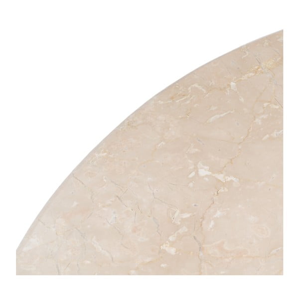 Okrągły stół z marmurowym blatem ø 120 cm – Ixia-image-3