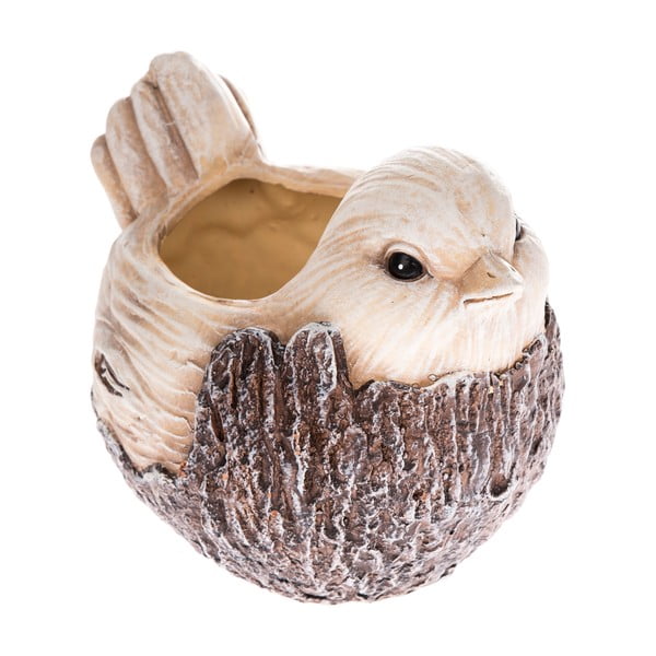 Doniczka ceramiczna w kształcie ptaszka Dakls, wys. 16,5 cm