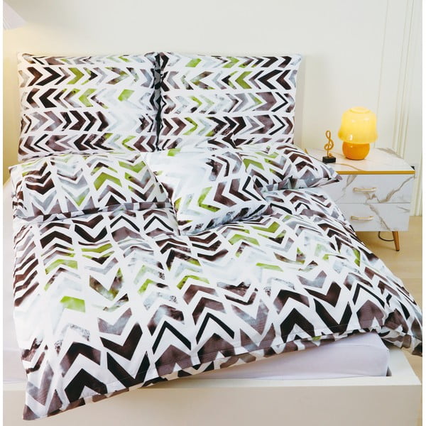 Pościel jednoosobowa z mikrosatyny 6-częściowa 140x200 cm Madison – JAHU collections-image-1