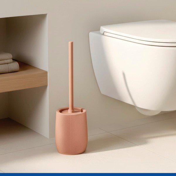 Brązowa szczotka do WC ceramiczna Fablo – Wenko-image-1
