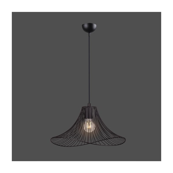 Czarna lampa wisząca ø 40 cm Wavy – Squid Lighting-image-2