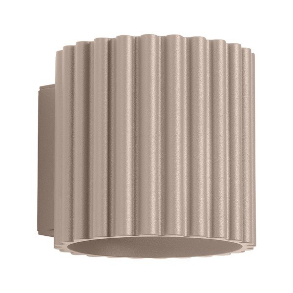 Szarobrązowy kinkiet ø 10 cm Zora – Sollux