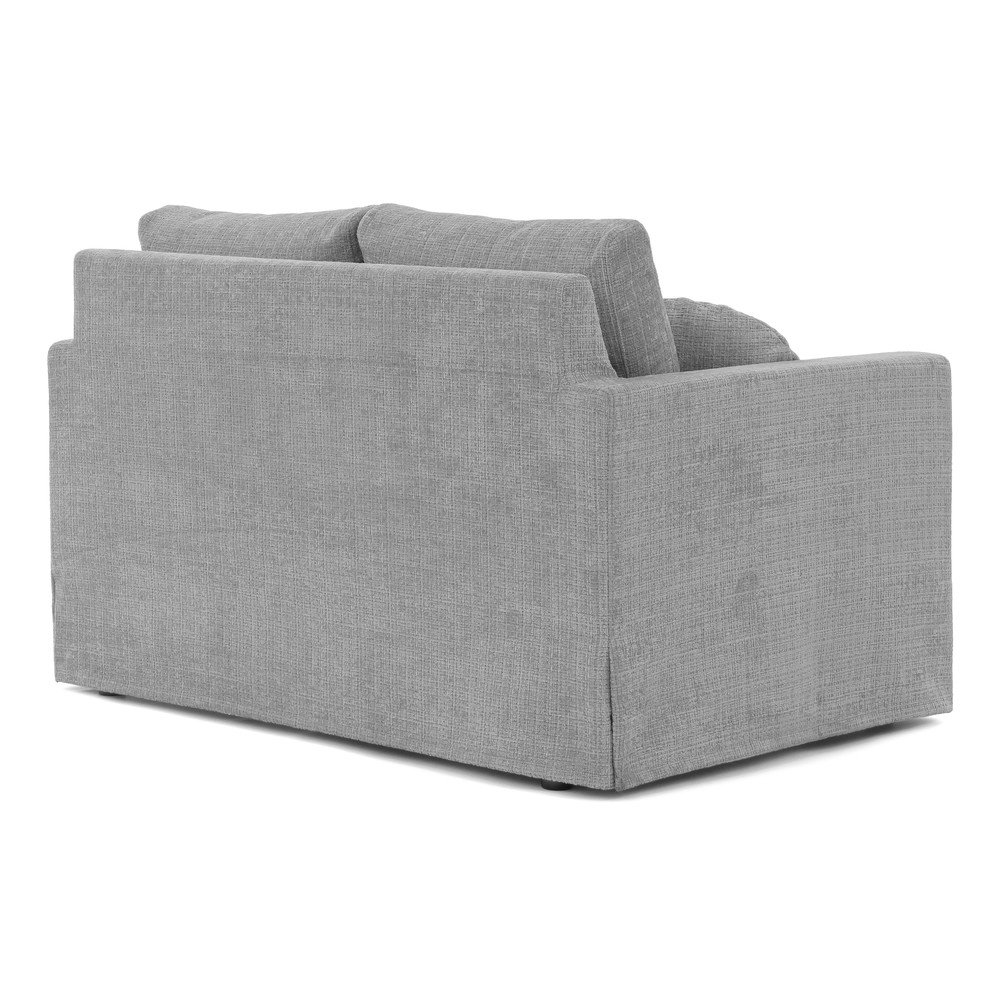 Jasnoszara sofa 140 cm Paphos – Ropez (zdjęcie 10)