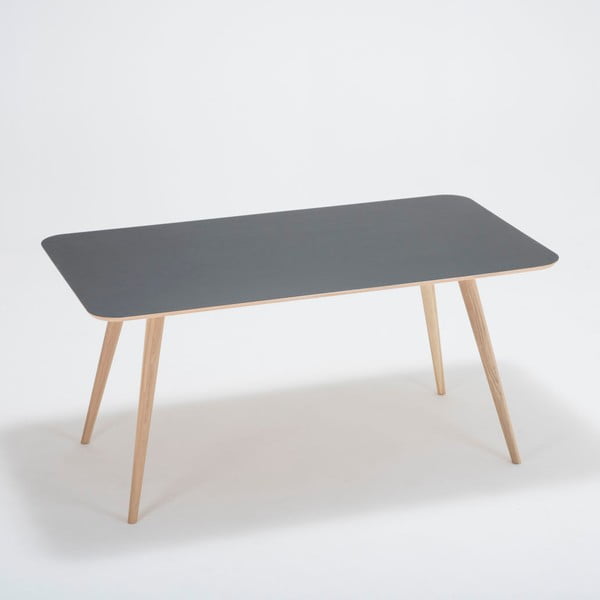 Stół z drewna dębowego Gazzda Linn, 160 x 90 cm