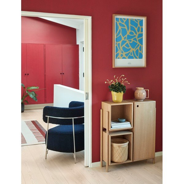 Zestaw 2 żółtych ceramicznych doniczek Hübsch Tina-image-1