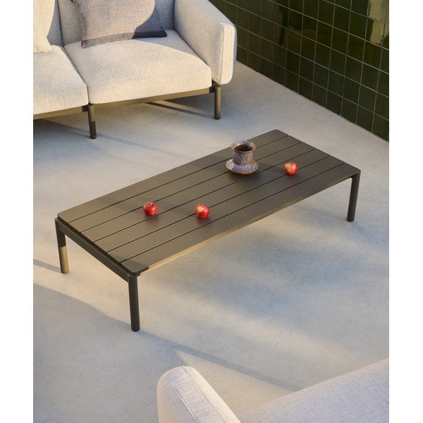 Metalowy stolik ogrodowy 63x149 cm Sorells – Kave Home-image-1