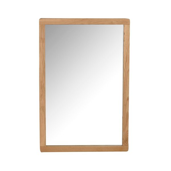 Lustro w naturalnej ramie dębowej Rowico Metro