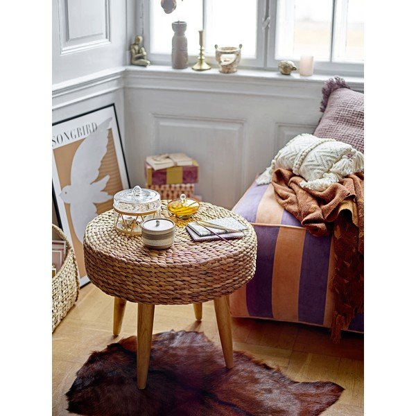 Pomarańczowo-fioletowy taboret Walder − Bloomingville-image-2