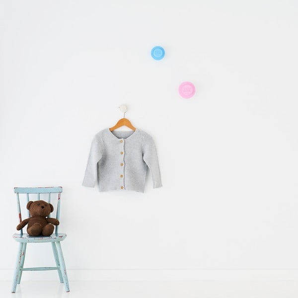 Komplet 3 wieszaków ściennych LEGO® Pastel-image-1