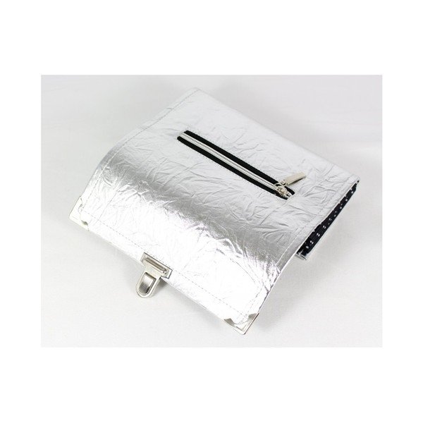 Portfel w srebrnym odcieniu Dara bags Purse Big No.761-image-2