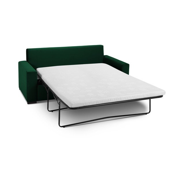 Ciemnozielona rozkładana sofa Kooko Home Mezzo-image-4