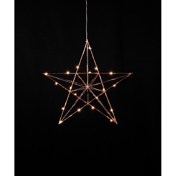 Dekoracja świetlna LED w kolorze miedzi Star Trading Line, wys. 38 cm-image-2