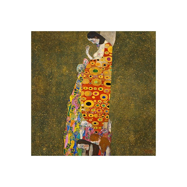 Reprodukcja obrazu Gustava Klimta - Hope, 80x80 cm