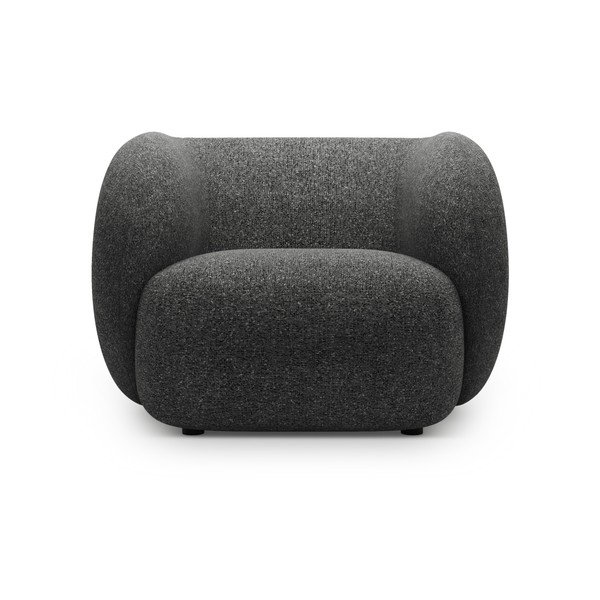 Ciemnoszary fotel Kate – Micadoni -image-1