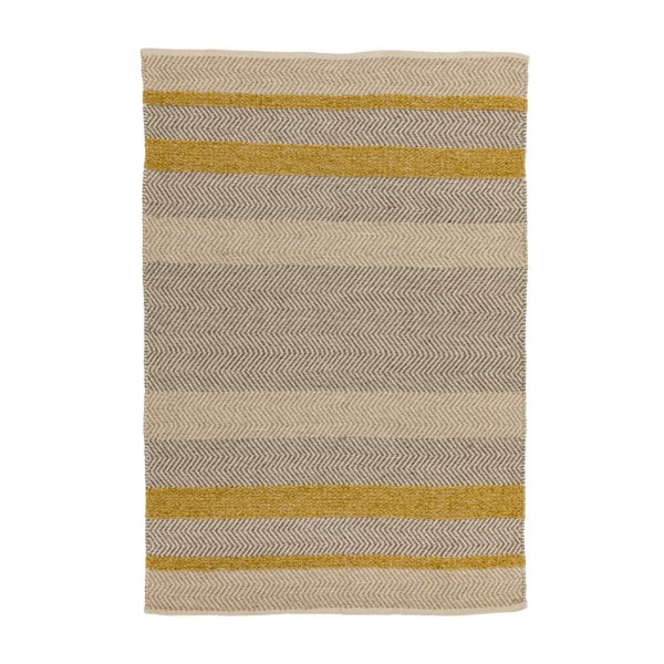 Brązowo-musztardowy dywan Asiatic Carpets Fields, 160x230 cm