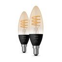 Inteligentne żarówki filamentowe z gwintem E14, 5 W  zestaw 2 szt. White ambiance – Philips Hue