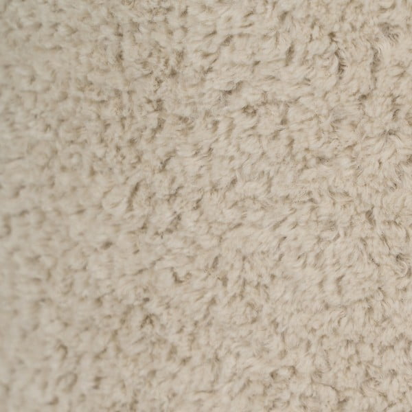 Beżowy puf z materiału bouclé – Ixia-image-4