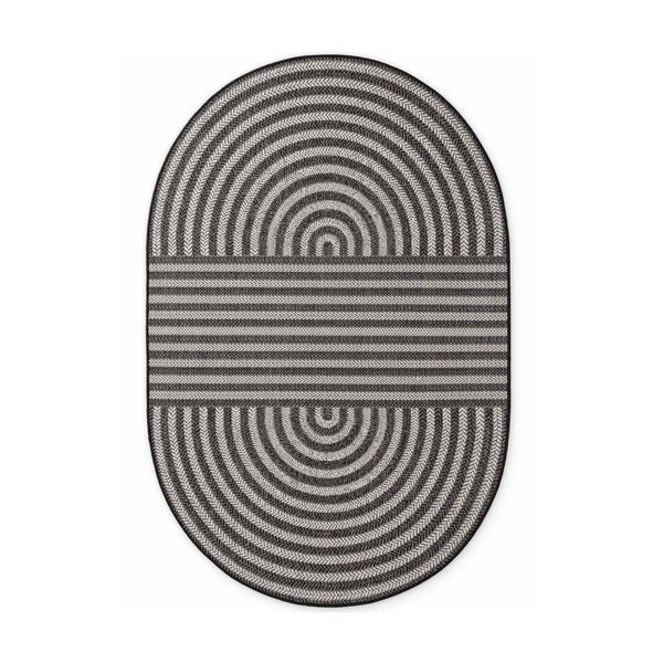 Czarny/kremowy dywan odpowiedni na zewnątrz 160x230 cm Haringey Woodfield – Ted Baker