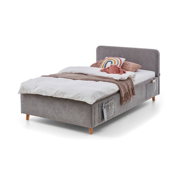 Szare łóżko dziecięce bez stelaża 120x200 cm Cosy – Meise Möbel-image-4
