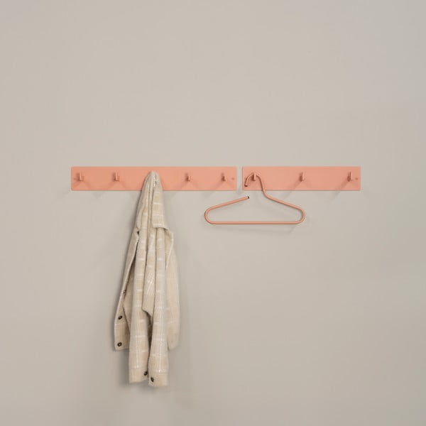 Łososiowy metalowy wieszak ścienny 50 cm Leatherman – Spinder Design-image-3