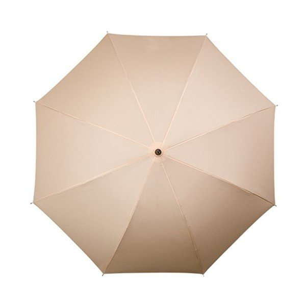 Beżowy parasol z drewnianą rączką Ambiance Wooden, ⌀ 102 cm-image-1