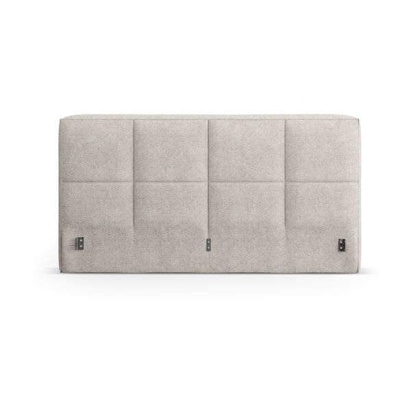 Beżowy tapicerowany zagłówek 209x100 cm Darren – Micadoni -image-2