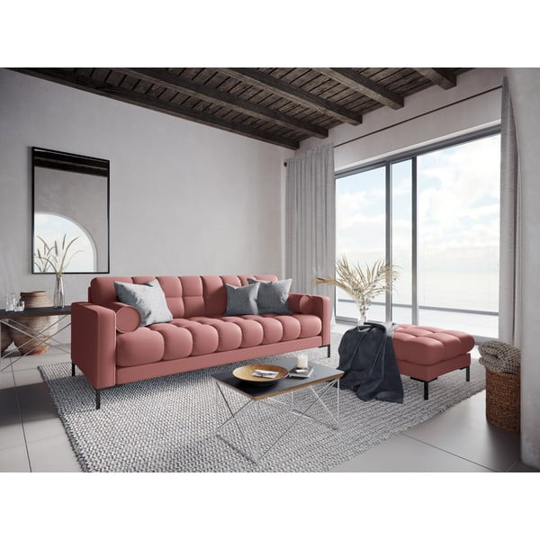 Różowy podnóżek Cosmopolitan Design Bali, 60 cm-image-4