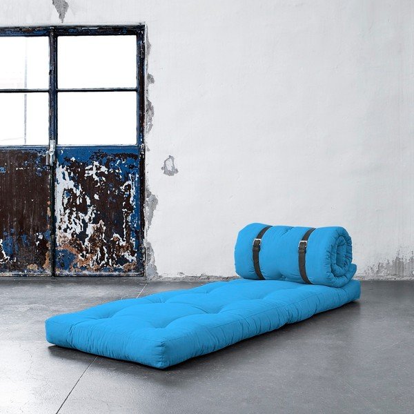 Fotel rozkładany Karup Buckle Up Horizon Blue-image-1