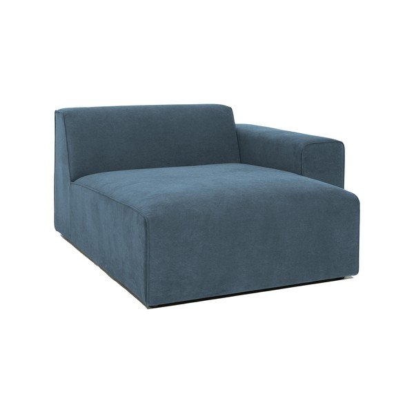 Niebieski sztruksowy moduł sofy (prawostronny) Sting – Scandic-image-1